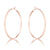 Rose Gold Plated Classic Hoop Earrings