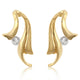 Solitaire Winged Earrings