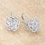 Maya 1.5ct CZ Rhodium Rose Drop Earrings
