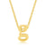 Golden Initial G Pendant