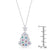 Multicolor Christmas Tree Drop Necklace